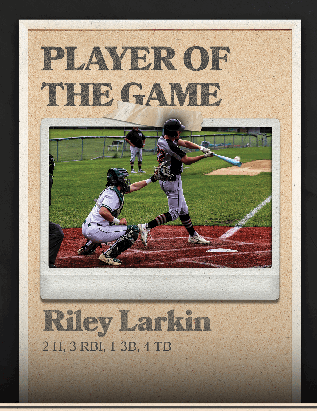A blank piece of paper with the words “Players of the Game" written at the top. AI generated content