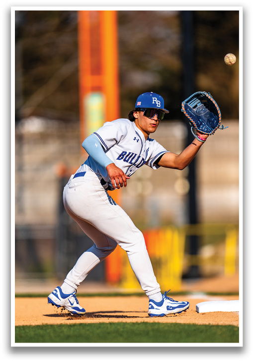 A baseball player in a white uniform is running towards a base, trying to catch a ball. AI generated content