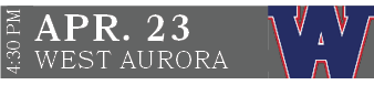 WEST AURORA,APR. 23,4:30 P