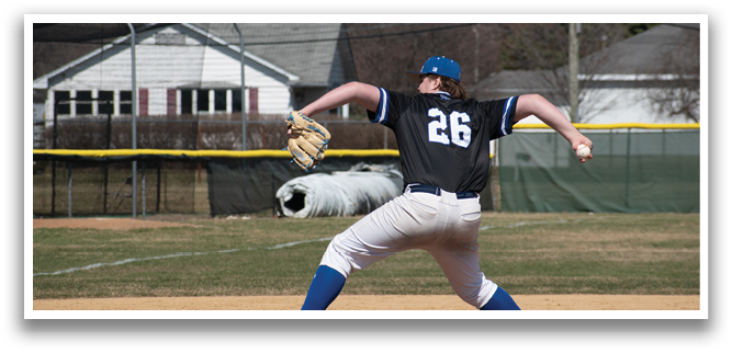 A baseball player in a black shirt and blue socks is pitching a ball on a field. AI generated content
