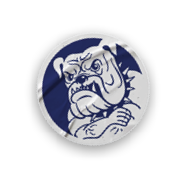 A collection of stickers featuring a bulldog mascot and the words “Go Bulldogs" on them. AI generated content