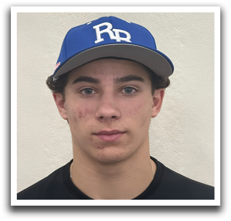 A man wearing a blue and white baseball cap. AI generated content