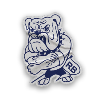 A collection of stickers featuring a bulldog mascot. AI generated content