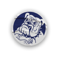 A collection of stickers featuring a bulldog mascot. AI generated content