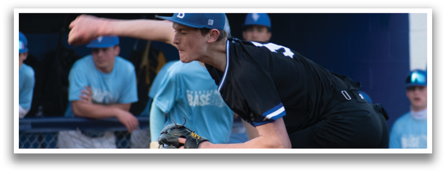 A baseball player is throwing a ball. Description generated by AI