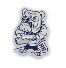 A collection of stickers featuring a bulldog mascot and the words “Go Bulldogs" on them. AI generated content