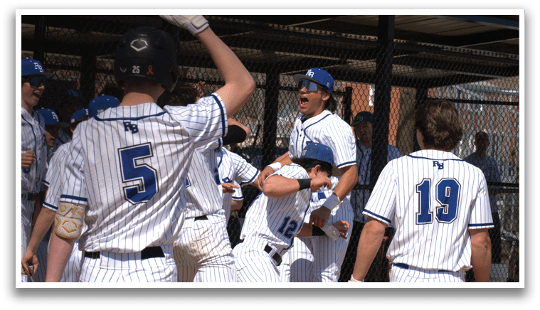 A group of baseball players celebrating on the field. Description generated by AI