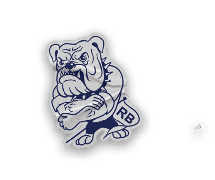 A collection of stickers featuring a bulldog mascot. AI generated content