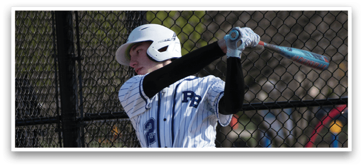 A baseball player is swinging a bat. Description generated by AI