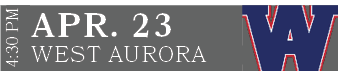 WEST AURORA,APR. 23,4:30 P