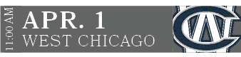 WEST CHICAGO,APR. 1,11:00 AM