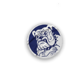 A collection of stickers featuring a bulldog mascot and the words “Go Bulldogs" on them. AI generated content