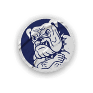 A collection of stickers featuring a bulldog mascot and the words “Go Bulldogs" on them. AI generated content