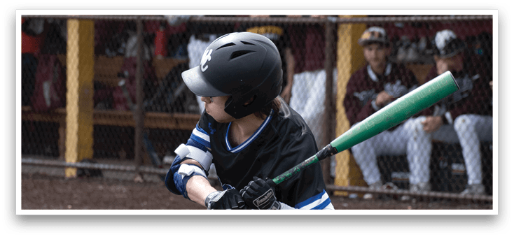 A baseball player is swinging a bat. Description generated by AI