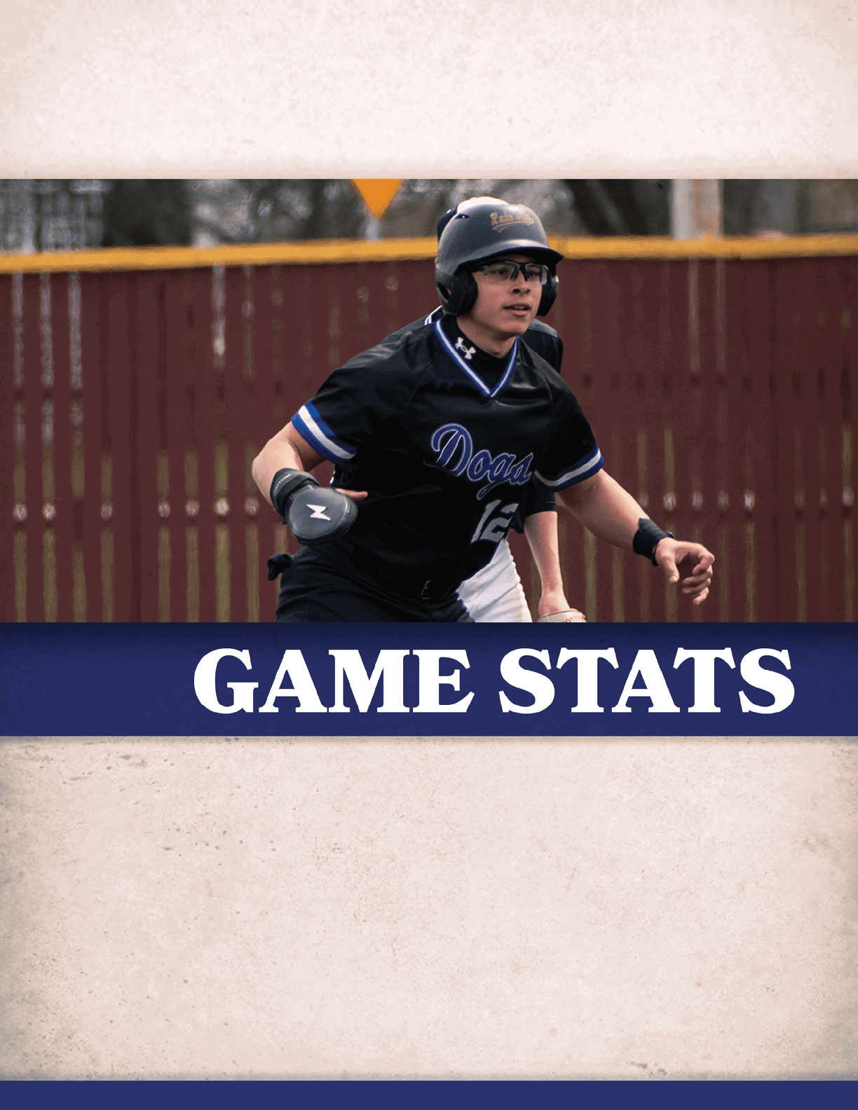 A baseball player wearing a black shirt and a helmet. Description generated by AI