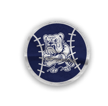 A collection of stickers featuring a bulldog mascot and the words “Go Bulldogs" on them. AI generated content