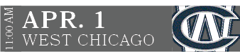 WEST CHICAGO,APR. 1,11:00 AM