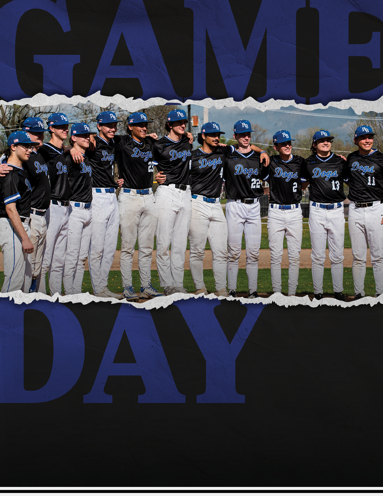 A group of baseball players posing for a picture. Description generated by AI