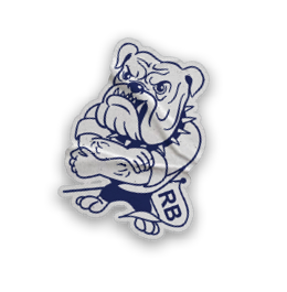 A collection of stickers featuring a bulldog mascot and the words “Go Bulldogs" on them. AI generated content