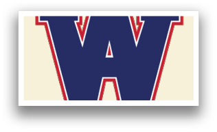 A blue and red logo with the letter W. Description generated by AI