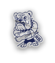 A collection of stickers featuring a bulldog mascot. AI generated content