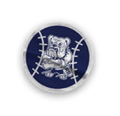 A collection of stickers featuring a bulldog mascot and the words “Go Bulldogs" on them. AI generated content