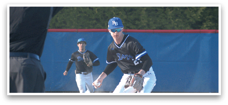 A baseball player is sliding into a base. Description generated by AI