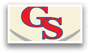 A logo with a sword and the letters GS. Description generated by AI