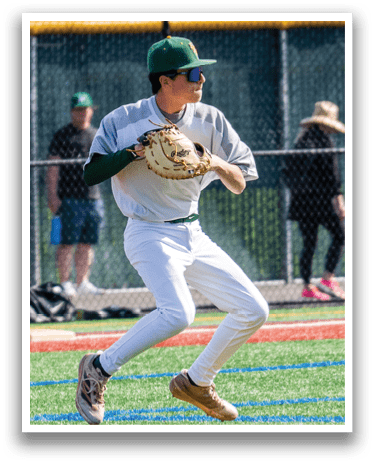 A baseball player wearing a grey uniform is running on the field with a baseball glove in his hand. AI generated content