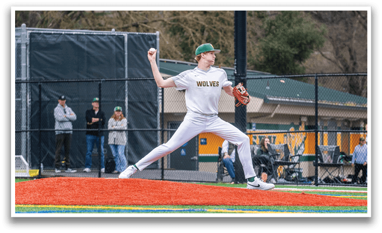 A baseball player in a white uniform is pitching a ball on a field. AI generated content