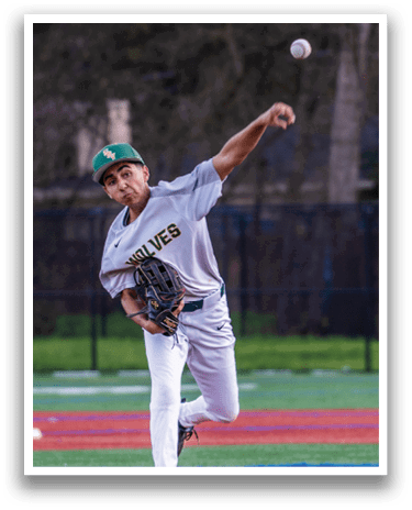 A baseball player in a grey uniform is pitching a ball on a field. AI generated content