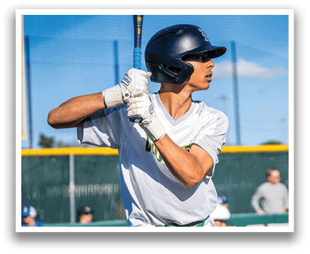 A baseball player in a white uniform is holding a bat, preparing to swing. AI generated content