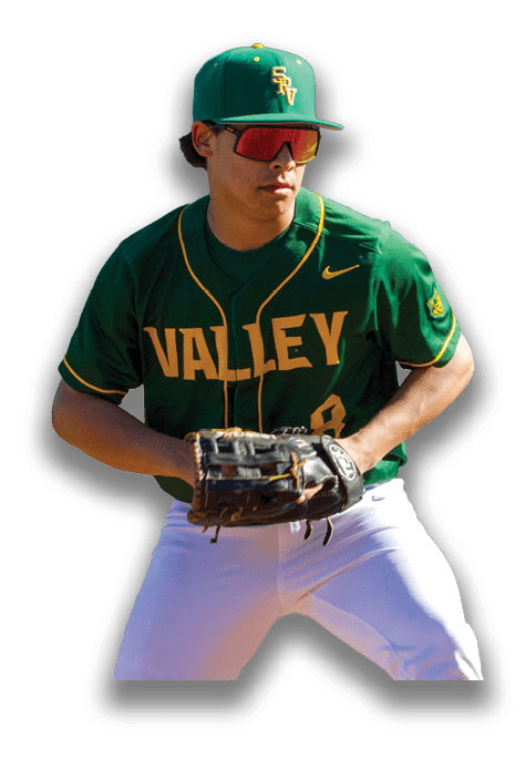 A baseball player wearing a green and yellow jersey with the number 8 on it. AI generated content