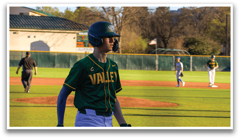 A baseball player wearing a green and yellow jersey is standing on the field. AI generated content