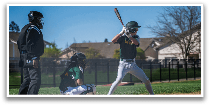 A baseball player is swinging a bat, attempting to hit the ball. AI generated content