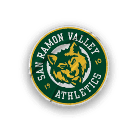 A collection of stickers, including a wolf and a California map, are displayed. AI generated content