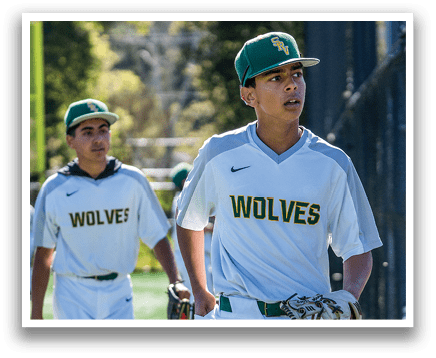 Two baseball players wearing white uniforms and green hats. AI generated content
