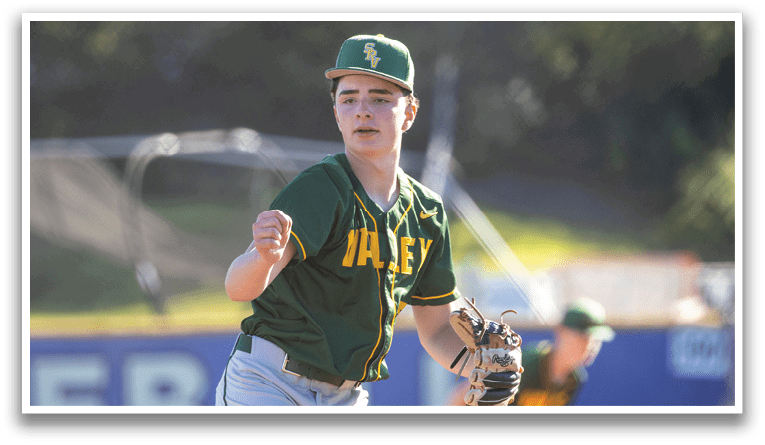 A baseball player in a green and yellow jersey is pitching a ball. AI generated content