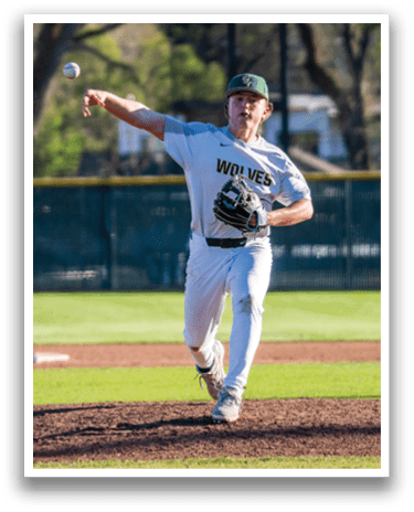 A baseball player in a grey shirt and white pants is pitching a ball on a field. AI generated content