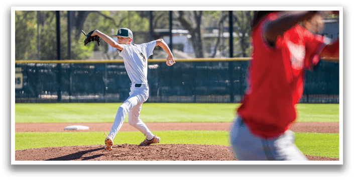 A baseball player in a white uniform is throwing a ball on a field. AI generated content
