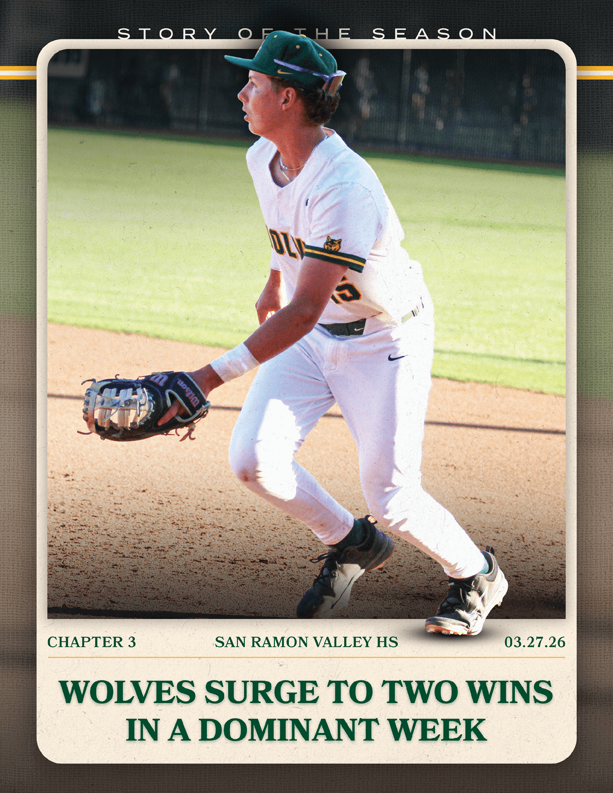 A baseball player in a white uniform with a glove on his hand. AI generated content