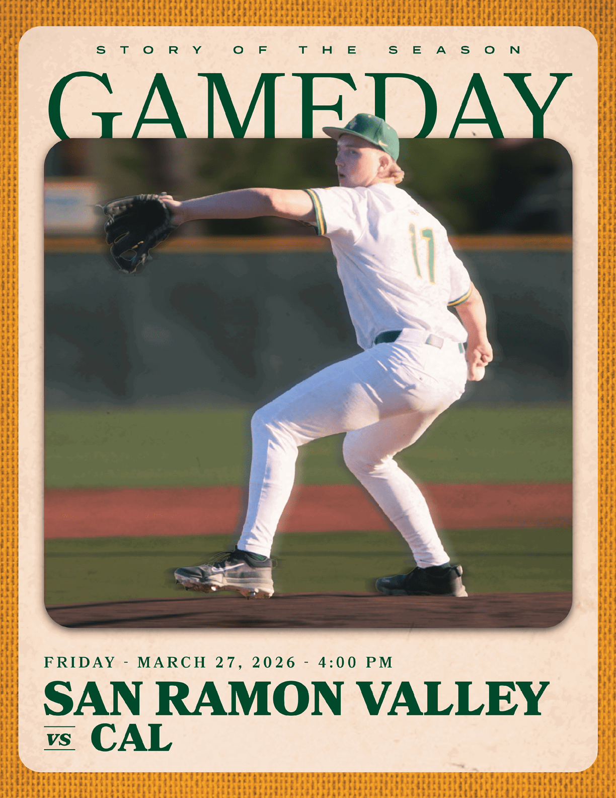 A baseball player in a white uniform is shown on a card. AI generated content