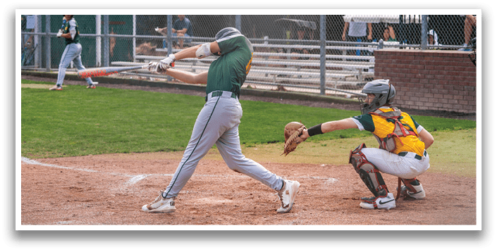A baseball player is swinging a bat at a ball, while a catcher and an umpire watch. AI generated content