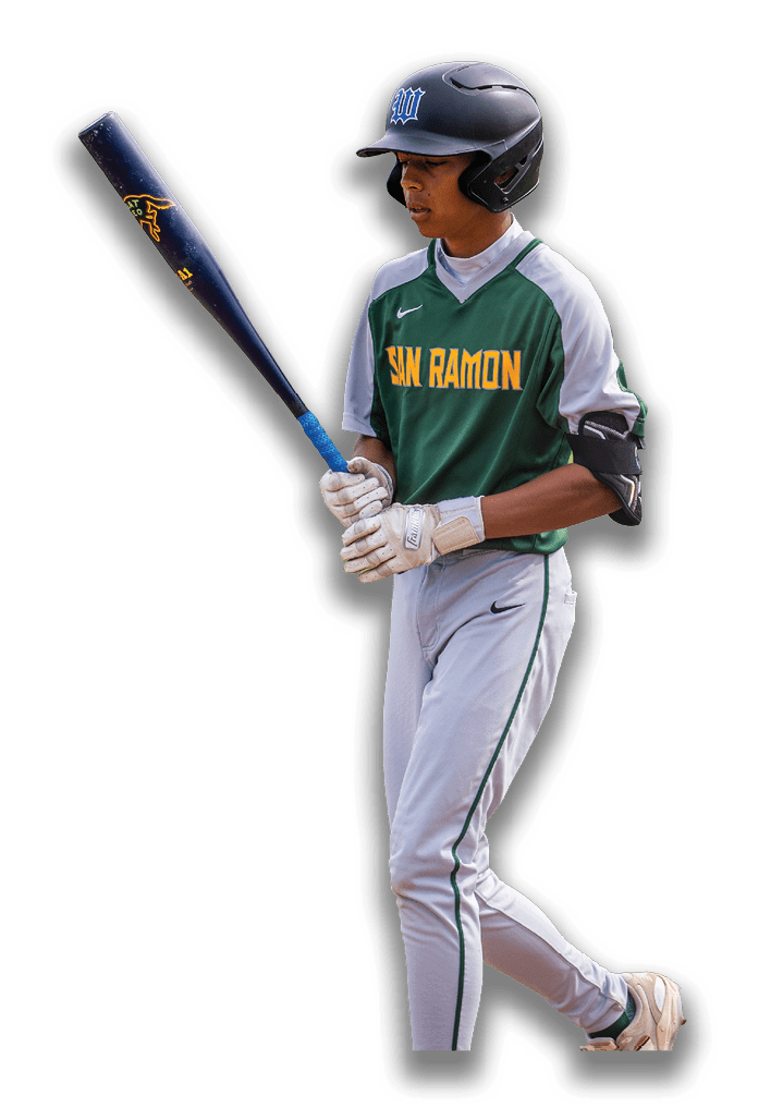 A baseball player in a green and white uniform holding a bat. AI generated content