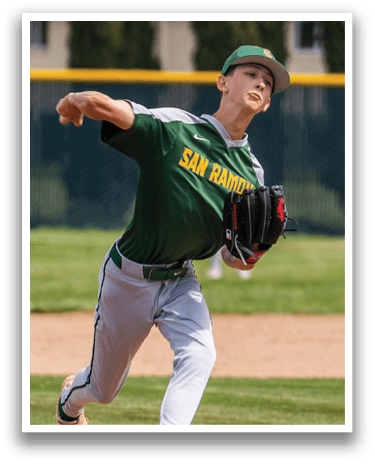 A baseball player in a green and white uniform is throwing a baseball on a field. AI generated content