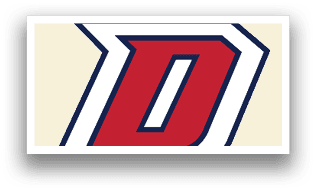 A red and white logo for D. AI generated content