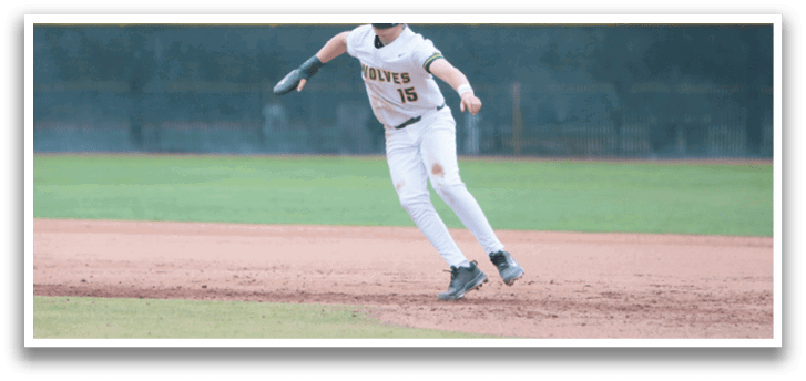 A baseball player is running towards the base, wearing a white uniform. The catcher is ready to catch the ball. AI generated content