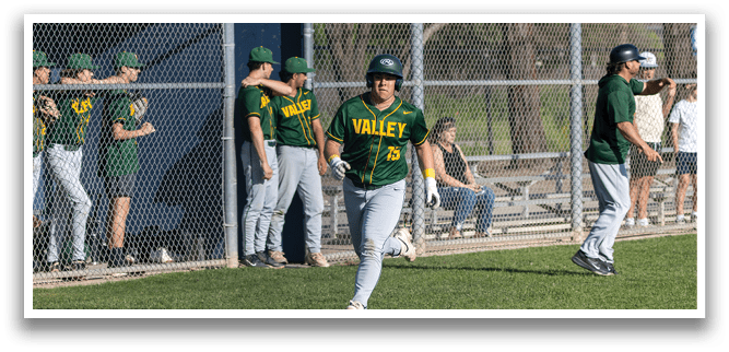 A baseball player is running on the field while other players watch from the dugout. AI generated content