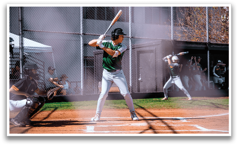 A baseball player is swinging a bat at a ball, with a catcher and an umpire behind him. AI generated content