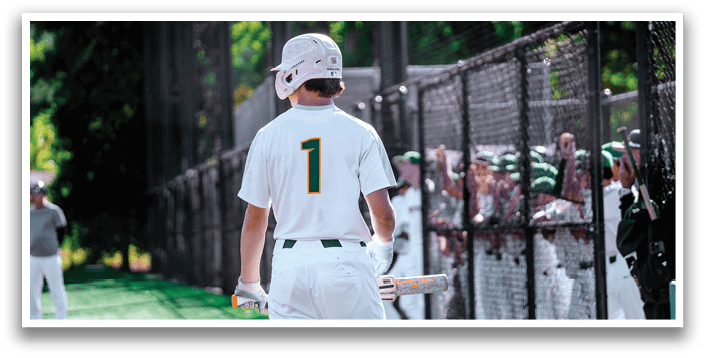 A baseball player with the number 1 on his back. Description generated by AI
